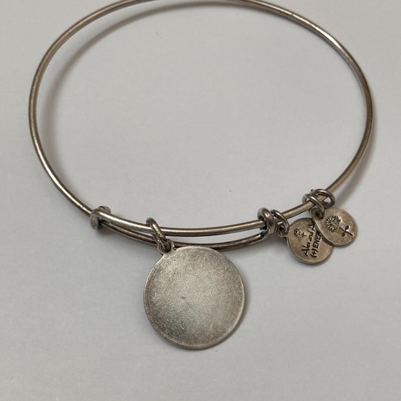 Alex and Ani Initial G Bracelet Silver - Picture 4 of 5